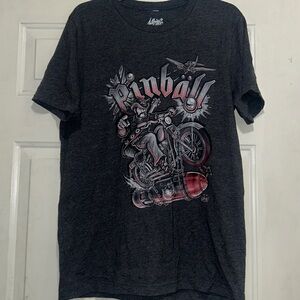Brad Albright Pinball Graphic T-Shirt Large